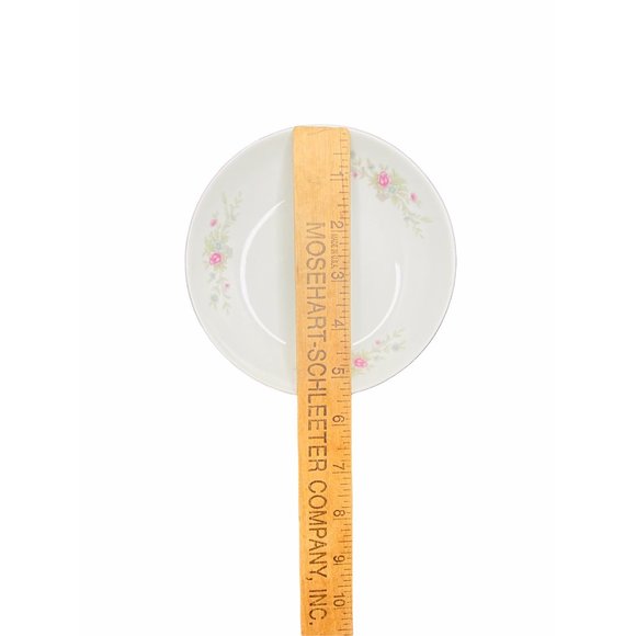 Florenteen Fine China Japan Fantasia 8 Piece Dessert Dish Set White With Floral - Picture 3 of 9